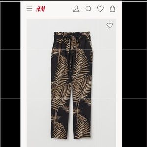 NWT H&M paper bag pants